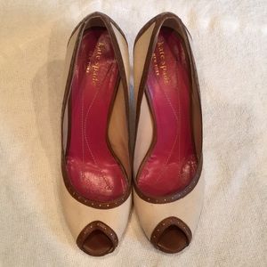 Kate Spade Peep Toe Heels